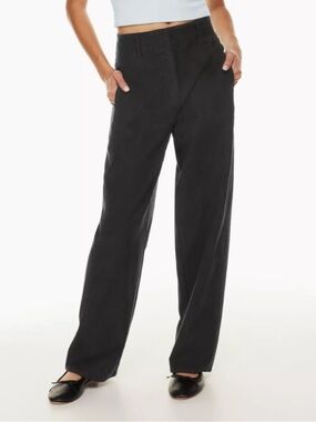 Wilfred Aritzia Ascendant High Waist Black Cotton Lyocell Stretch Jeans Sz 4